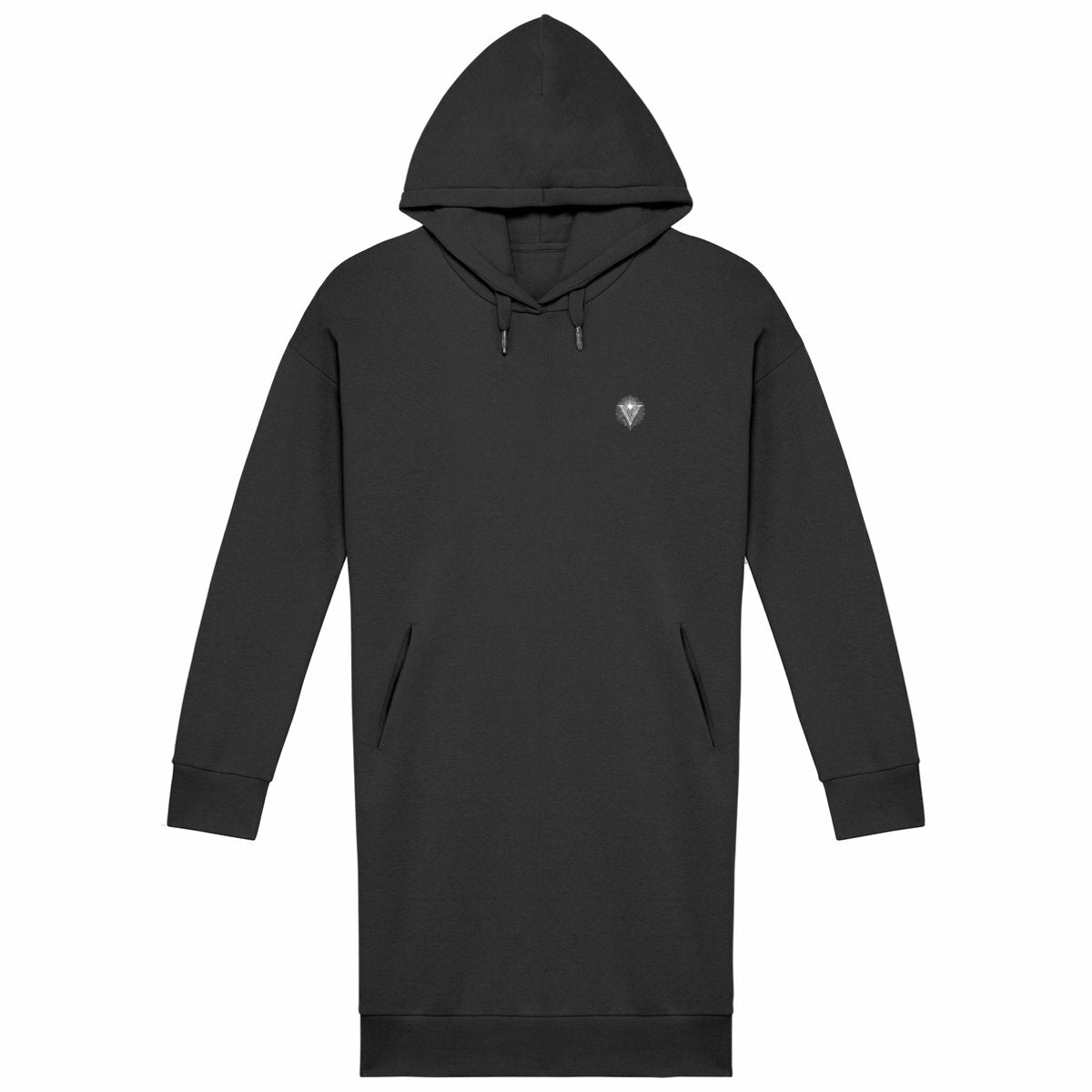 Hoodie Dress Vurtist - face_noir